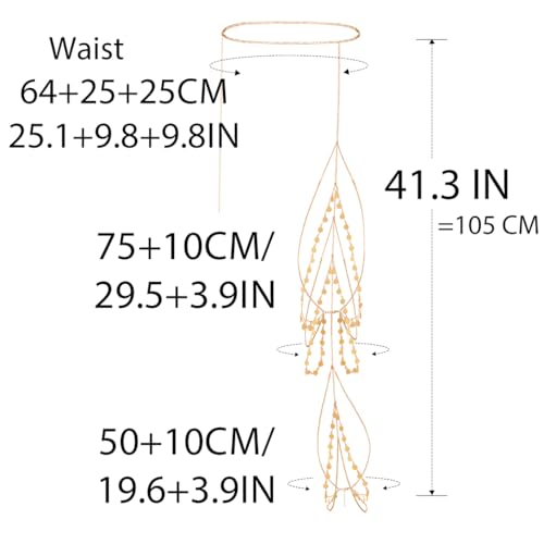 Bodiy Sequin Leg Chain Gold Layered Thigh Chain Waist Body Chains Party Rave Body Accesory for Women Dress3