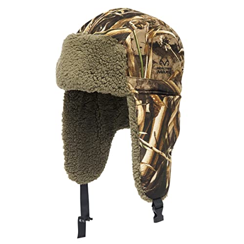 HOT SHOT Duck Commander Deke Trapper Hat Realtree Max-5 Camo