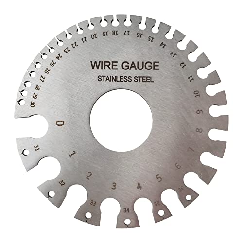 Dual Sided Stainless Steel Wire Gauge Tool