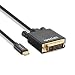 USB C TO DVI CABLE,wesimi USB 3.1 Type C (USB-C) to DVI Adapter Cable 6FT for 2017 MacBook Pro/Samsung Galaxy S8