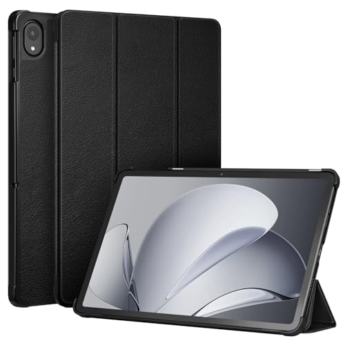 Fintie Case for Onn. 12.1 Tablet Pro (2024 Model 100146663) - Premium Vegan Leather Slim Lightweight Hard Shell Stand Cover for 12.1 Inch Onn Tablet Pro 4th Gen (Black)