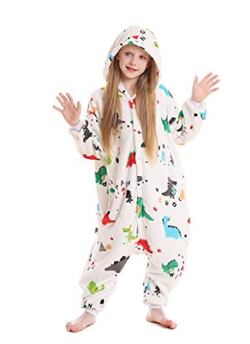 ATOZ Onesie for Kids, Animal Pajamas Halloween Cosplay Costume for Girls Boys, Dinosaur 2-3T