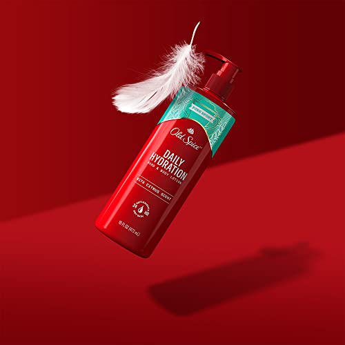 Old Spice Daily Hydration Hand & Body Lotion For Men, Pure Sport With Citrus Scent, 16.0 Fl Oz (Pack Of 4) #TOP6