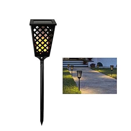 Toriox Dancing Tiki Light | Solar Garden Lights Outdoor Stakes Warm White Flickering LED Tiki Fire Torches for Pathway Christmas Outdoor Decoration | Garden Light (6)