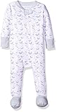 Burt's Bees Baby Baby Organic Zip Front Sleeper, Wisteria Butterfly Vine, 6-9 Months