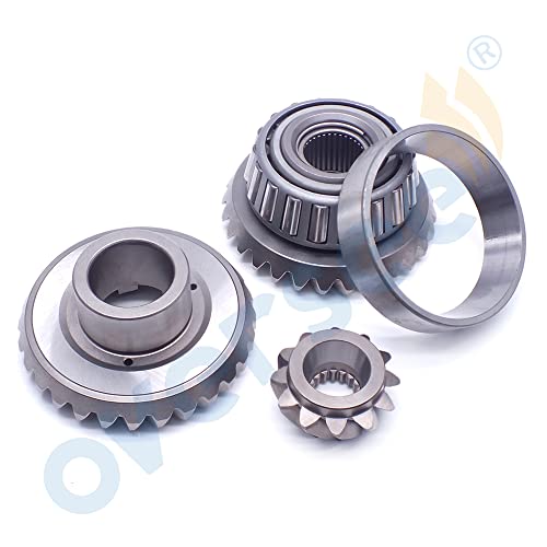 Oversee 43-882812 Gear Kit For Mercury 30-125Hp Outboard Motor Gear Set Pinion 43-882812; Forwarder 43-882813; Reverse 43-882814T #TOP4