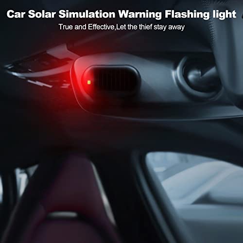 image for Shudyear Car Solar Power Simulated Dummy Alarm，Anti-Theft LED Flashi
