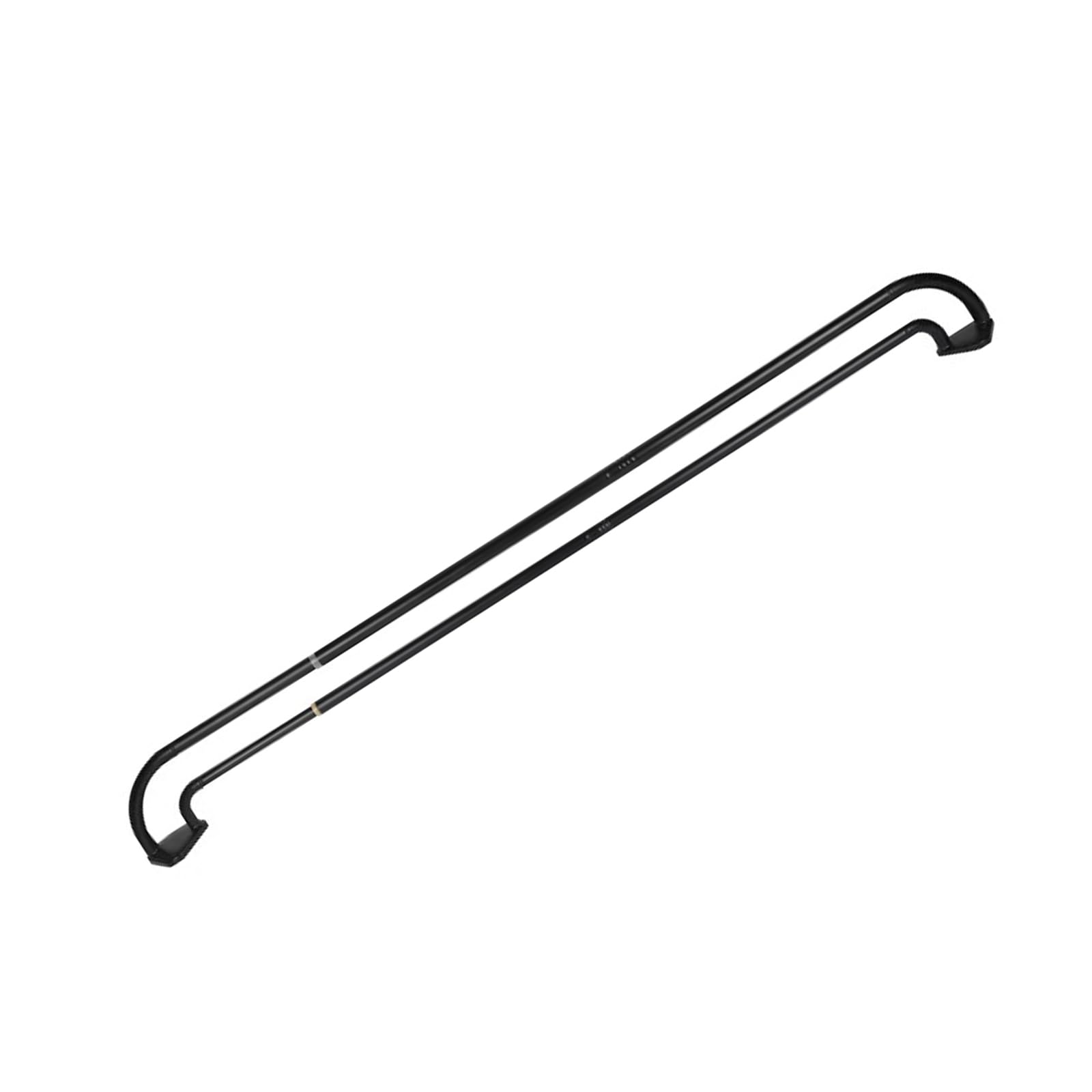 TQUXNGA Space Saving Double Pipe Curtain Rod Adjusts From 1 2 to 2 4 Meters Strong Iron Structure for Extended Use Stylish Curtain Rod