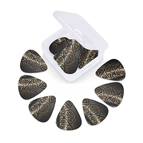 Pack de 12 médiators en peau de serpent pour guitare électrique Guitare acoustique Diverses guitares - Les Beatles, Paul McCartney, John Lennon, RIngo Starr, George Harrison Pack de 12 médiators en peau de serpent pour guitare électrique Guitare acoustique Diverses guitares – Image 6