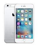 Apple iPhone 6S Plus Smartphone (13,97cm (5,5 Zoll) IPS Retina HD Display, druckempfindlich, 12MP, 16GB, iOS 9) Silber (Generalüberholt)