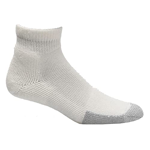 Thorlos Unisex TMX Tennis Thick Padded Ankle Sock (1 Pair) White, XL