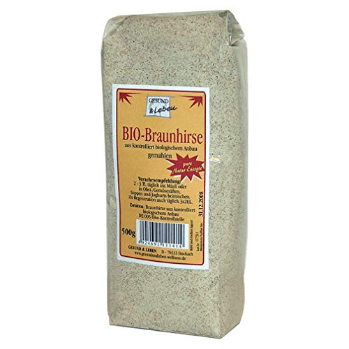 Harina de Mijo Marrón 500 g de polvo