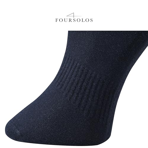 Men’s Cotton No-Show Socks, 5-Pack, Non-Binding, Breathable, Soft, Durable, Ideal for Everyday Wear3