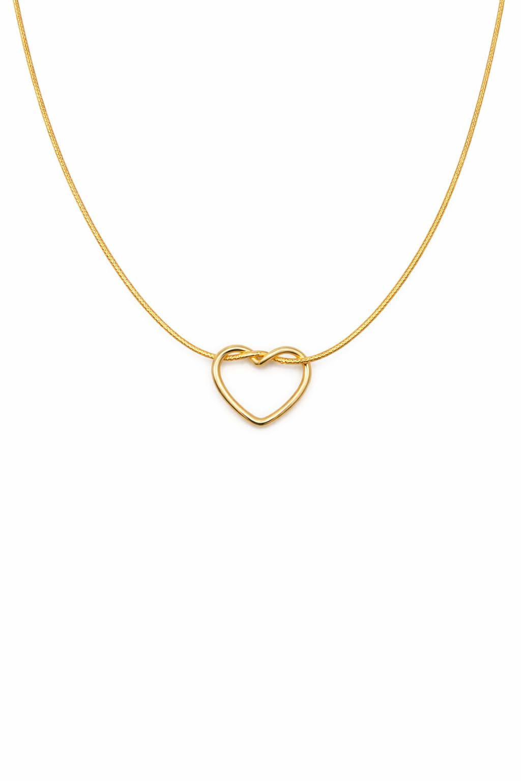 Viva Fashion Trends Gold Tone Open Heart Pendant Chain for Women & Girls-picture-31