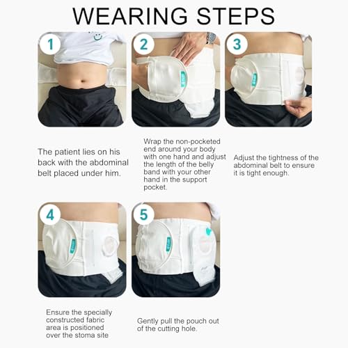 Faja de Ostomía Ajustable para Mujer y Hombre, Soporte Transpirable miniatura 7