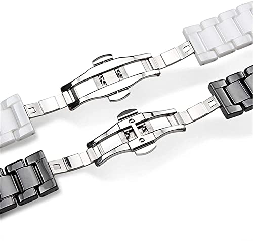 Bracelet en acier inoxydable 22 mm et céramique avec boucle déployante - 3