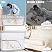 Bicystar Baby Bassinet Bedside Sleeper Playpen 3 in 1, Arms Reach Co Sleeper Attach to Parents Bed with Wheels, Mattress Included, All Mesh Breathable, Adjustable Height for 0-18 Months, Baby Registry