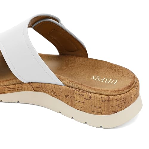 Image of UBFEN Womens Platform Sandals with Orthopedic Arch Support