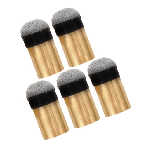 Hemoton 5Pcs Billiard Repair Kit Replaceable Cue Tips for Enhanced Performance Easy Installation Spare Parts Tool for Sports Enthusiasts Durable Accessories for Pool Cue Maintenance