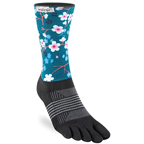 Chaussettes Injinji Spectrum Femme Trail 5 orteils anti-ampoules pour course nature
