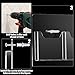 Weysat 4 Pcs Acrylic Brochure Holder Wall Mount 8 Pockets Pamphlet Holder 4