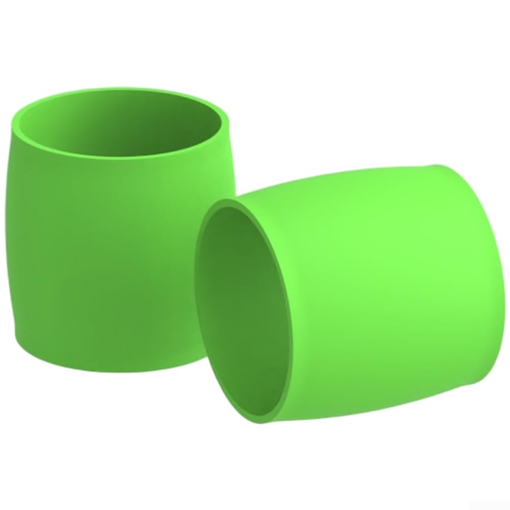 Road For Bike Handlebar Tape End Rings, Silicone Bar Retainers with Quick Install Grip Fixers, Elastic Handlebar Finishers for 25mm to 32mm For Bars(Green)