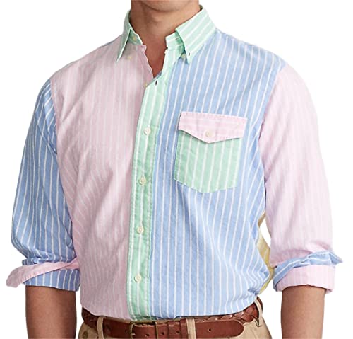 POLO SPORT フットボール シャツ ラルフ M 20-9-100 Polo Sport Ralph Lauren Men's White Multi Polo Sport Graphic