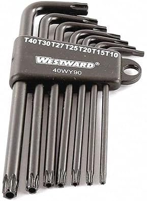 Miniatura 1 de Juego de llaves Torx, forma L, 3 1/2 a 5 5/32 pulgadas, paquete de 6