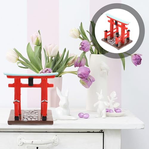 Estatua Miniatura Puerta Torii Japonesa Decorativa miniatura 5