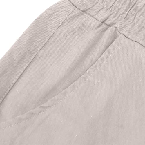 ABABC Cargo Pants for Men Drawstring Joggers Athletic Pants Casual Workout Hiking Tactical Pant with Multi Pockets3