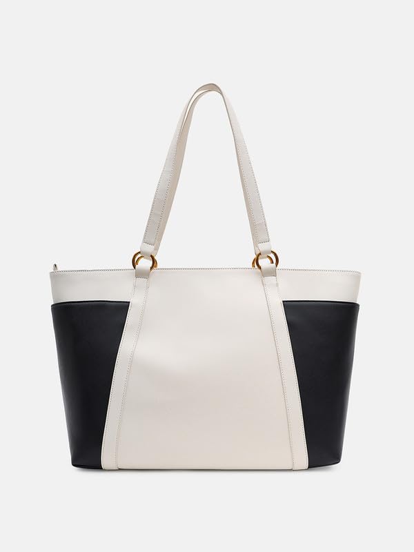Image of Kazo Karl Tote | Premium Faux Leather Handbag for Women | Minimalist Structured Shopper for Work & Transit