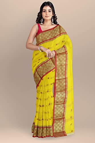 Image of Woven Tangail Pure Cotton Saree