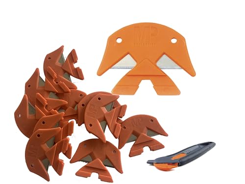 10 LAMES DE RECHANGE pour couteau de sécurité Mure & Peyrot « bec de canard » type MIOS. Réf. 446.3 professionnelles, en acier supérieur. Changement simple et rapide. Efficaces et durables.