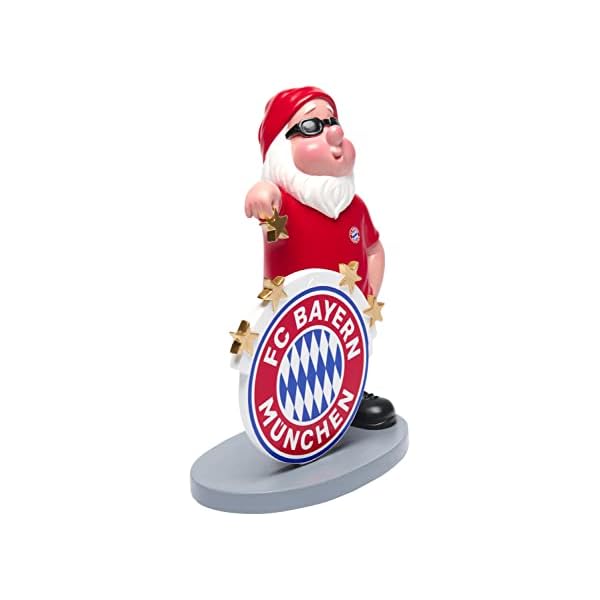 FC Bayern München Gartenzwerg 5 Sterne Rot/Weiß Frustzwerge Lustige