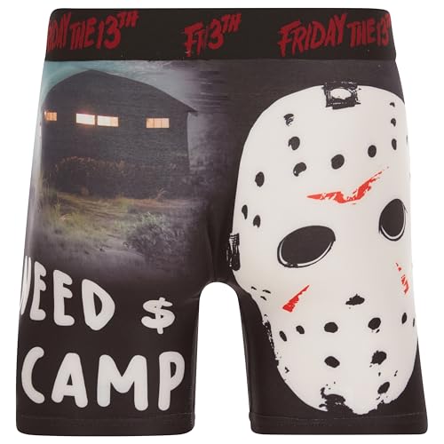 Friday The 13th Men's Boxer Briefs - No Fly, Anti-Chafing Stitching, Comfort Shaped/Cotton Lined Crotch4