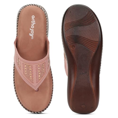 Image of ORTHO JOY doctor Footwear for women|| Fancy Footwear For Women || Orthopedic Women's Fancy Slipper /Sandal For Women