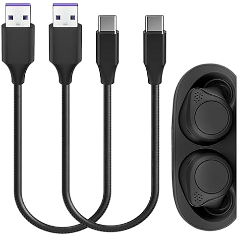 Geekria USB Earbuds Charger Cable 2Pack Cover
