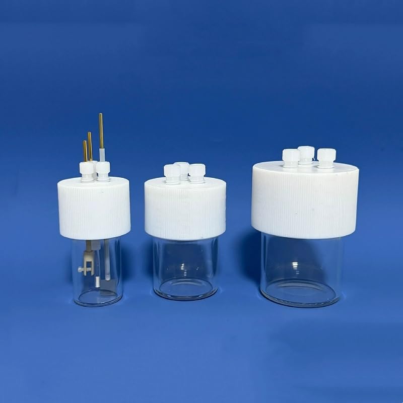 Celda electrolítica microsellada for sistemas electroquímicos de tres electrodos - Celda de vidrio personalizable(50ml)