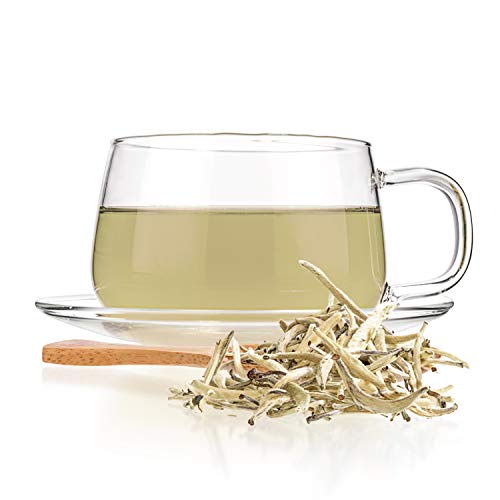 Tealyra - Imperial Yunnan Silver Needle - White Loose Leaf Tea - Caffeine Level Low - 100g (3.5-Ounce)
