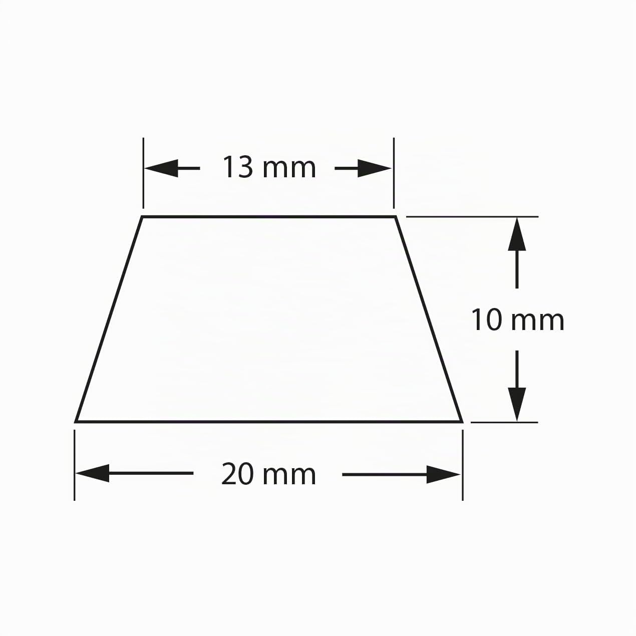 Dynavox EDS20 set da 4 piedini universali in elastomero siliconico per Hi-Fi altoparlanti amplificatori nero