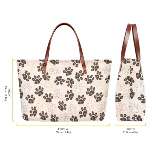 Image of 2PCS Tote Bag for Women Top Handle Purse with Wallet, Hobo Bag Tote Shoulder Bag with PU Cosmetic Bag