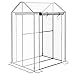 Produktbild Outsunny Foliengewächshaus, Gewächshaus mit Doppeltür, Treibhaus, Winddichtes Tomatenhaus für Garten, Weiß, 100 x 80 x 150 cm