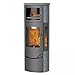 Produktbild Lotus LO-323 Prio 7M Kaminofen Grau/Speckstein/Seitenglas, Rauchabgang hinten/A