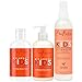 Shea Moisture Kids Hair Care Combination Pack - Includes Mango & Carrot 8oz KIDS Extra-Nourishing Shampoo, 8oz KIDS Extra-Nourishing Conditioner, and 8oz Coconut & Hibiscus KIDS Detangler