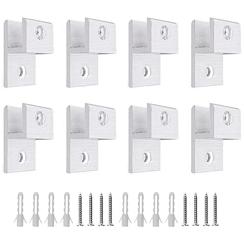 Zinc Alloy Mirror Clips for Wall Mounting Cover