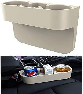 Ecloud Shop Multifunctional Car Cup Holders, 3 in 1 Car Seat Gap Organizer