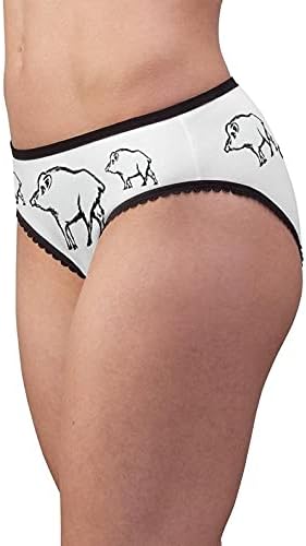 Wild Boar Panties, Wild Boar Underwear, Briefs, Cotton Briefs, Funny Underwear, Panties For Women