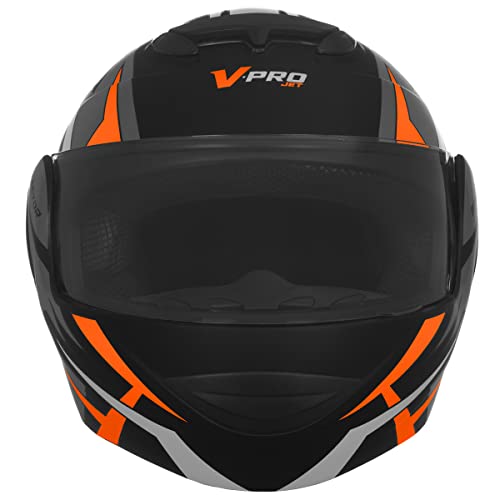 Capacete Articulado Robocop V-Pro Jet Factor Fosco 58 Cinza Tam. 58