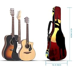 Housse imperméable pour guitare acoustique avec double bandoulière et poche Motif rétro, Multicolore 10., 42.9×16.9×4.7… - Les Beatles, Paul McCartney, John Lennon, RIngo Starr, George Harrison Housse imperméable pour guitare acoustique avec double bandoulière et poche Motif rétro, Multicolore 10., 42.9x16.9x4.7… – Image 5
