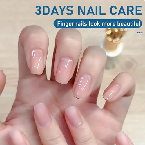 NovaCharm 3 Days Nail Care Polish, Keratin Amino Acid Nail Oil, Moisturizing Clear Nail Care Gloss, Quick Dry Nail Conditioner for Weak Dry Nails, Natural Look Nail Care Solution, 16ML, Easy to Use